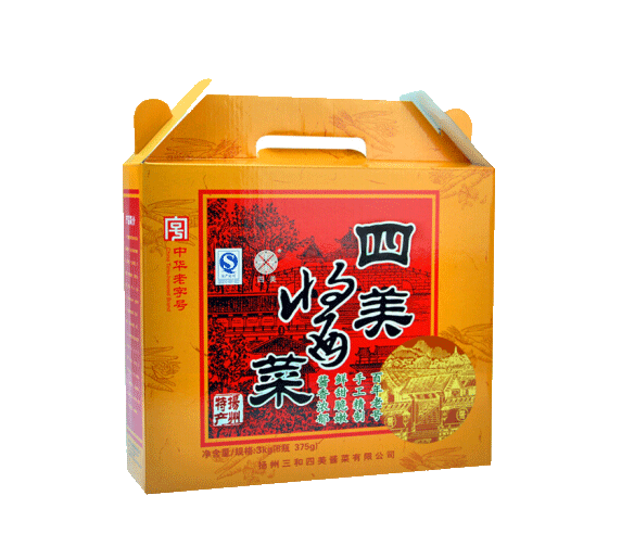 扬州三和四美酱菜8瓶大礼盒