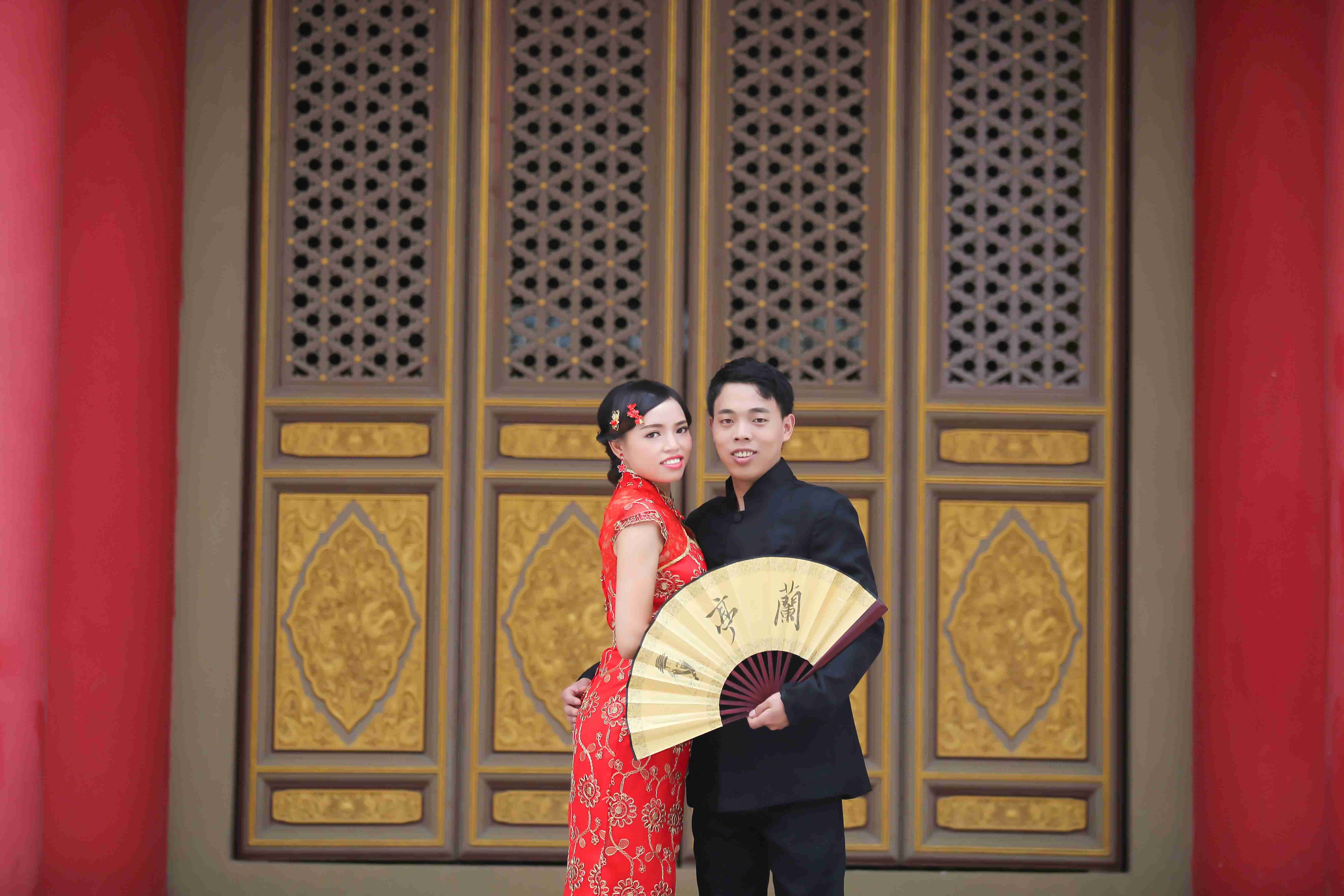 谭龙&朱俊凤结婚邀请函（女方）