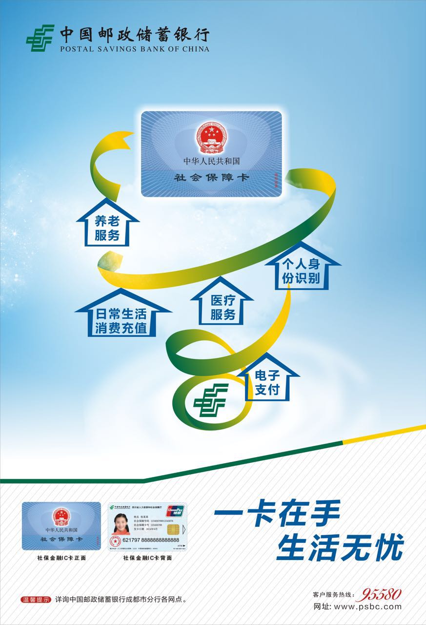 邮储银行社保金融IC卡