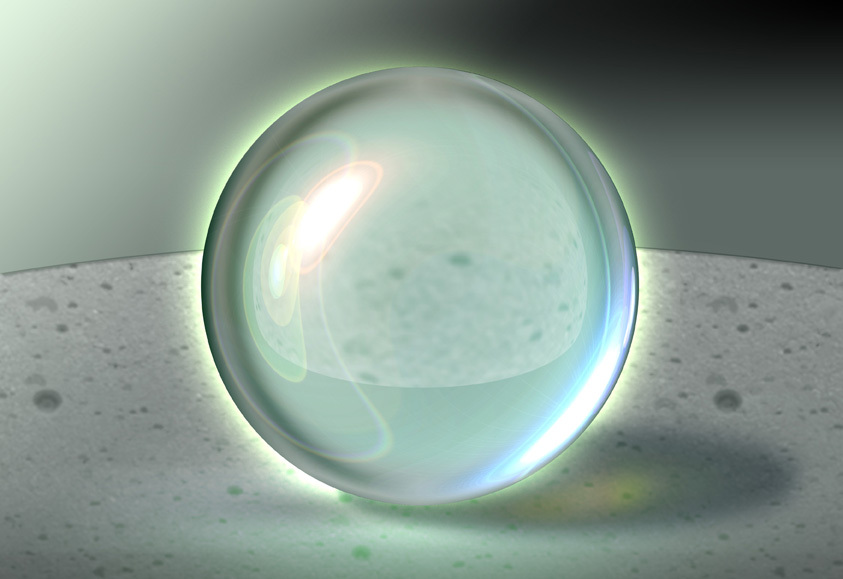 毛玻璃擦干净的